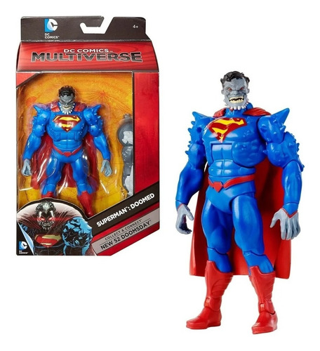 Superman Doomed Dc Multiverse Doomsday Baf Mattel