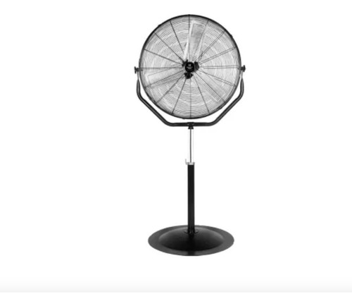 Ventilador Abanico Pedestal Industrial 30 Pulgadas Cantidad De Aspas 3 Estructura Negro Aspas Plateado Diámetro 30 Material De Las Aspas Metal