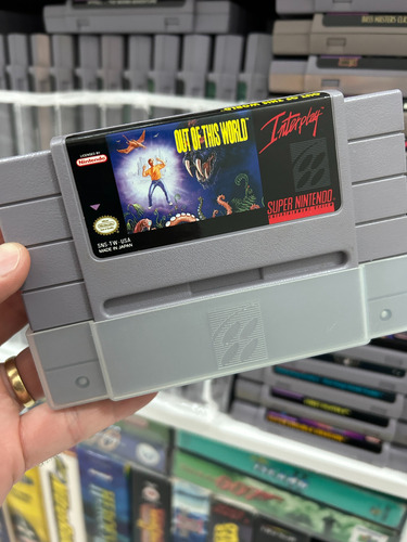 Out Of This World Snes Super Nintendo 100% Original Completo (Usado)