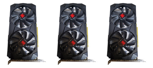 3x Rx580 8g Para Tarjeta Gráfica Amd Gaming 256bit 2048sp 12