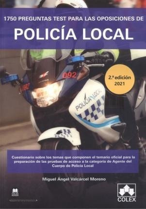 Libro: 1750 Preguntas Test Para Las Oposiciones De Policía L