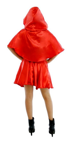 Imagen 8 de 9 de Disfraz Caperucita Roja Clasica Dama