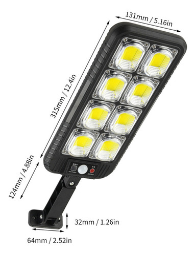 A A Luces Solares De Estacionamiento En La Calle, Sensor De