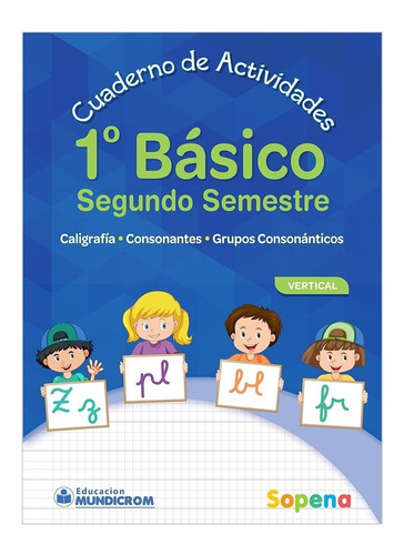 Cuaderno De Caligrafia 1° Basico Segundo Semestre Vertical