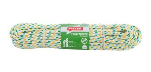 Cuerda De Polipropileno Trenzado 8 Mm X 20 M Fixser