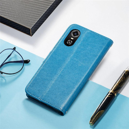 Funda For Zte Blade A31 Plus Funda De Cuero Flip Cover