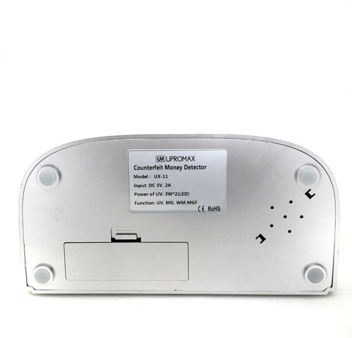 Detector Portatil Led Uv Mg Billete Falso Dolar Euro Negocio