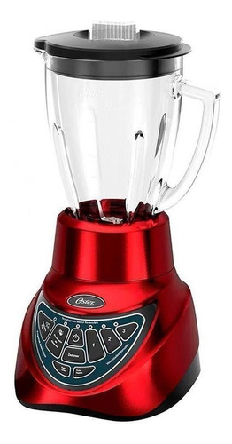 Imagen 2 de 5 de Licuadora Oster BLSTEG7890 1.5 L roja con vaso de vidrio 127V