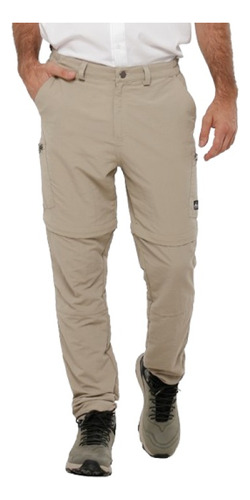 Pantalon Trekking Hombre Montagne Sherpa Zipper Desmontable