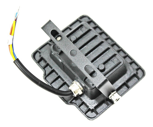 Imagen 6 de 8 de Reflector Led 10w Slim Bajo Consumo Exterior Ip65 Pack X4