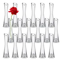 Comprar Lallisa Juego De 18 Floreros Altos De Cristal Para Centros D