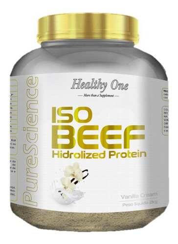 Iso Beef Hidrolized Protein 2kg Healthy One - Baunilha
