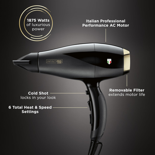 Secador De Pelo Conair Infinitipro Artebella Con Difusor 220