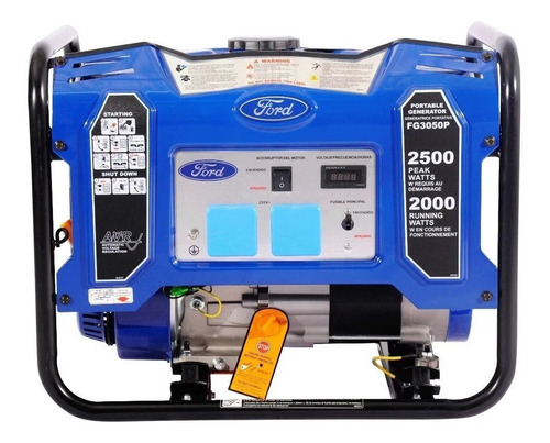 Imagen 2 de 4 de Grupo Electrógeno Generador Ford Potencia 2500w