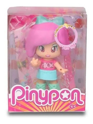 Pinypon Pelazo Rosa C/moño Estilazo Fig C/acc 16317 Srj