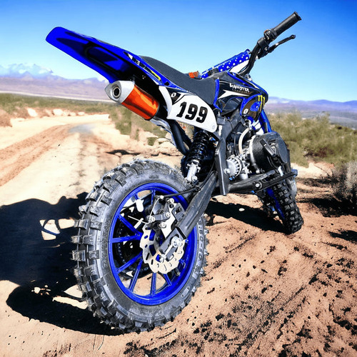 Moto Para Niños Azul (mini Cross 50cc)