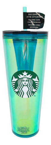 Vaso Starbucks Verde San Valentín Stickers