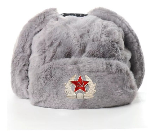 Gorro Ruso Shapka Ushanka (negro, Medical 60) A