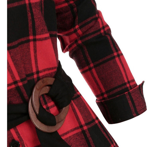 Camisa De Mujer De Cuadros Con Encaje
