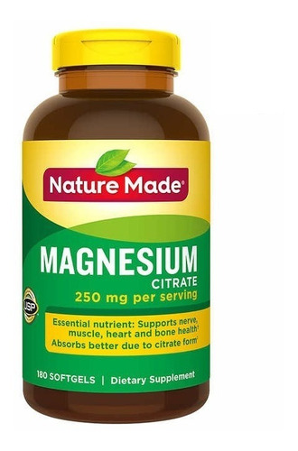 Magnesium Citrate 250mg 180caps