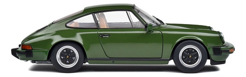 Miniatura Carro Porsche 911 Sc 1978 1:18 Solido Verde
