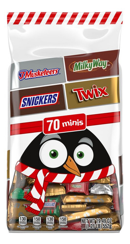 Snickers, Twix, Milky Way & 3 Musketeers Minis Chocolate Con