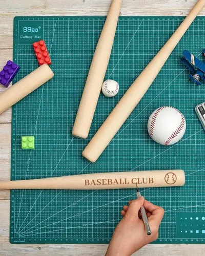 Marsui Mini Bate De Béisbol De 18 Pulgadas, Bates De Madera