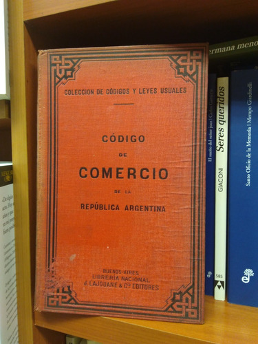 Codigo De Comercio De La Republica Argentina