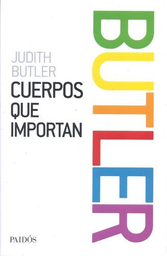 Cuerpos Que Importan - Judith Butler