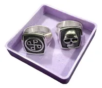 Comprar Fantasma Anéis Da Proteção E Caveira De Prata 925