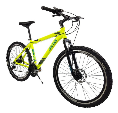 Bicicleta Montaña Alurock Kobe Freno Disco 21 Vel Alu Rod 26 Color Amarillo