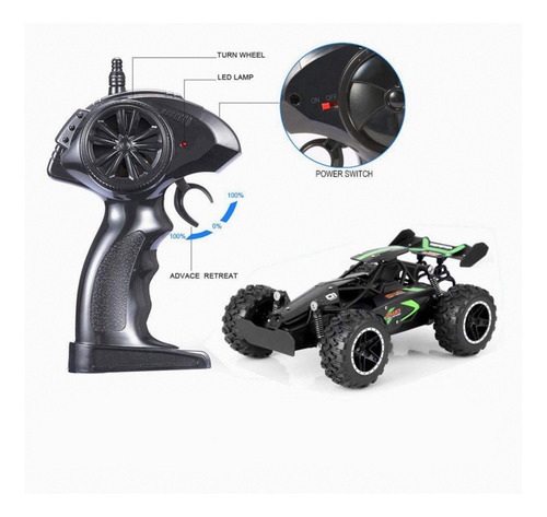 Carrinho De Controle Remoto G03063r Off Road 1/18