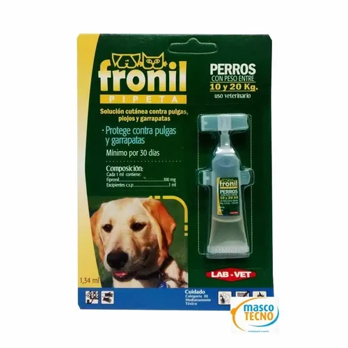 comprar Pipetas Fronil De 10 A  20 Kg Impotada