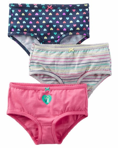 Carters Ropa Interior Pantaleta Niñas Niños Talla 2 4 6 8