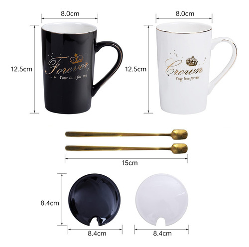 Conjunto De De Boda De Taza Café De Pareja De Calidad