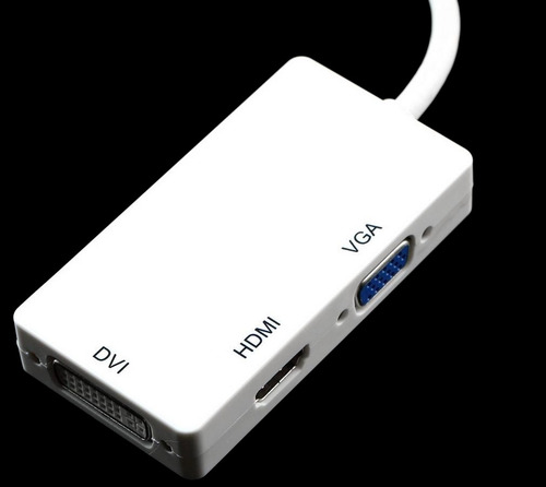 Imagen 7 de 9 de Adaptador Thunderbolt Mini Displayport Triple: Hdmi Vga Dvi