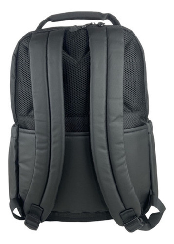 Mochila Executiva Polo King Porta Notebook iPad Alça Carona Cor Preto Desenho Do Tecido Lisa