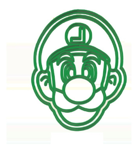 Imagen 2 de 4 de Set Combo Cortantes Galletitas Mario Y Luigi X2 Unidades