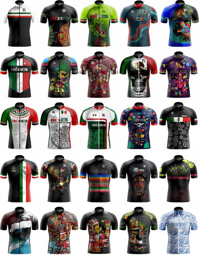 Jersey De Ciclismo Pre Hispanico Azteca Maya Mexico Dios