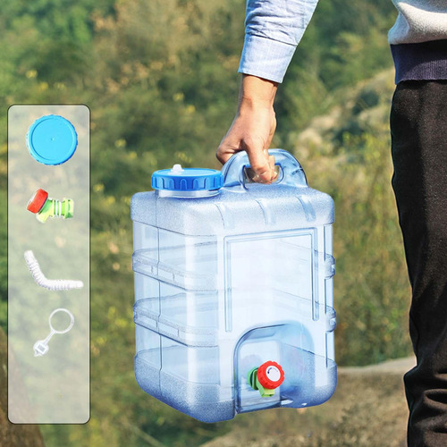 Recipiente De Agua Para Acampar Con Grifo Cubo De 20 Litros