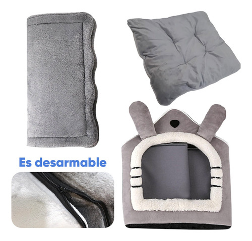 Imagen 6 de 10 de Cucha Cama Para Gatos Perros Chico Dog It Importada