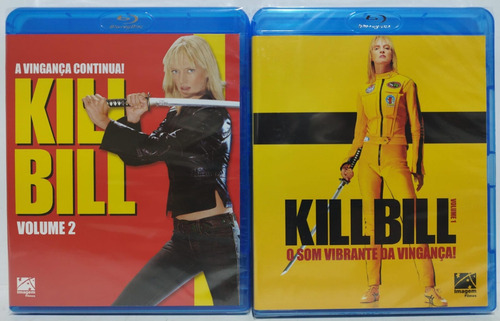 Blu-ray Kill Bill Volume 1 & 2 Original Novo Lacrado Raro !!