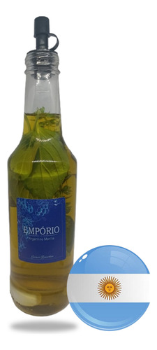 Azeite Argentino Mendonza - Aromatizado Manjericão E Alho