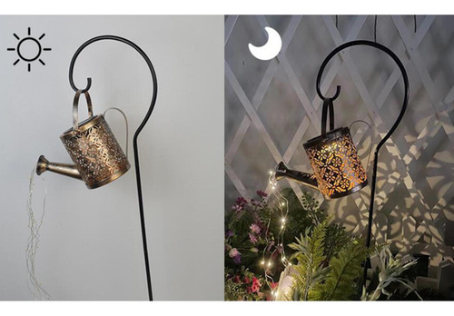 Regadera Led Energía Solar Lámpara De Luz De Jardín