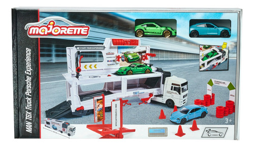 Majorette - Man Tgx Truck Porsche Experience + 2 Autitos