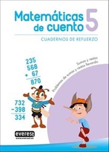 Matematicas De Cuento 5 Sumas Y Restas - Aa,vv
