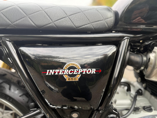 Royal Enfield Interceptor 650 2021 Kms 10 Mil Km Negra