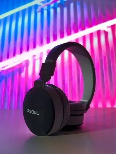 Auriculares Inal mbricos Bluetooth Soul S600 Negro Y Gris