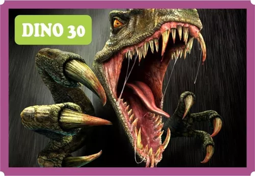 Adesivo Quadrado Jogo Dino - T-rex