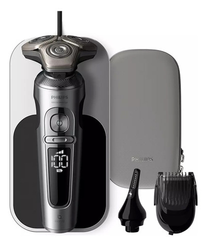 Máquina de barbear Philips Prestige Sp9871/22 para uso seco e úmido